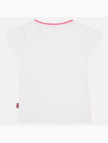 Lee Cooper - T-shirt manga curta menina com padrão