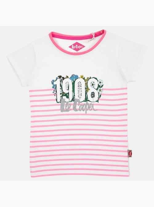 Lee Cooper - T-shirt manga curta menina com padrão - Kiabi
