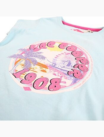 Lee Cooper - T-shirt manga curta menina estampada