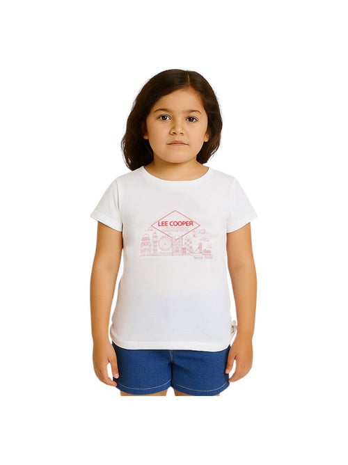 Lee Cooper - T-shirt manga curta menina estampada - Kiabi