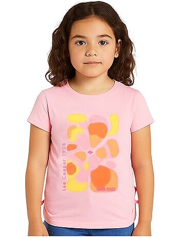 Lee Cooper - T-shirt manga curta menina estampada