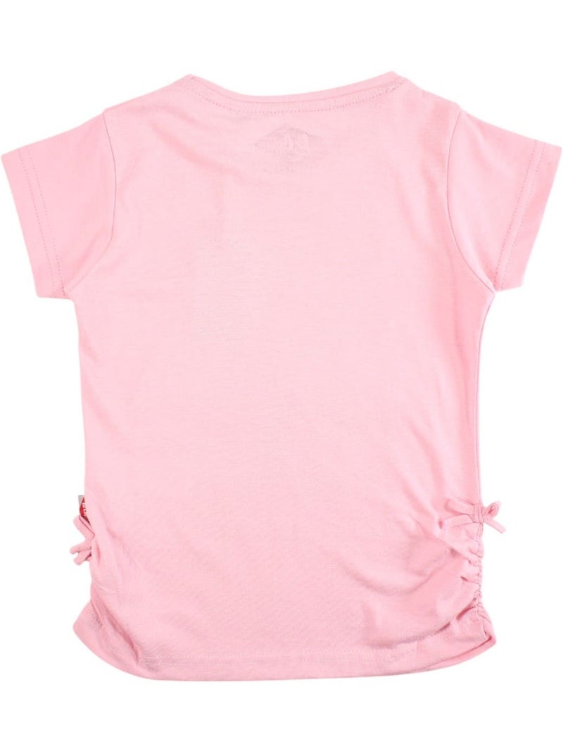 Lee Cooper - T-shirt manga curta menina estampada Rosa-claro - Kiabi