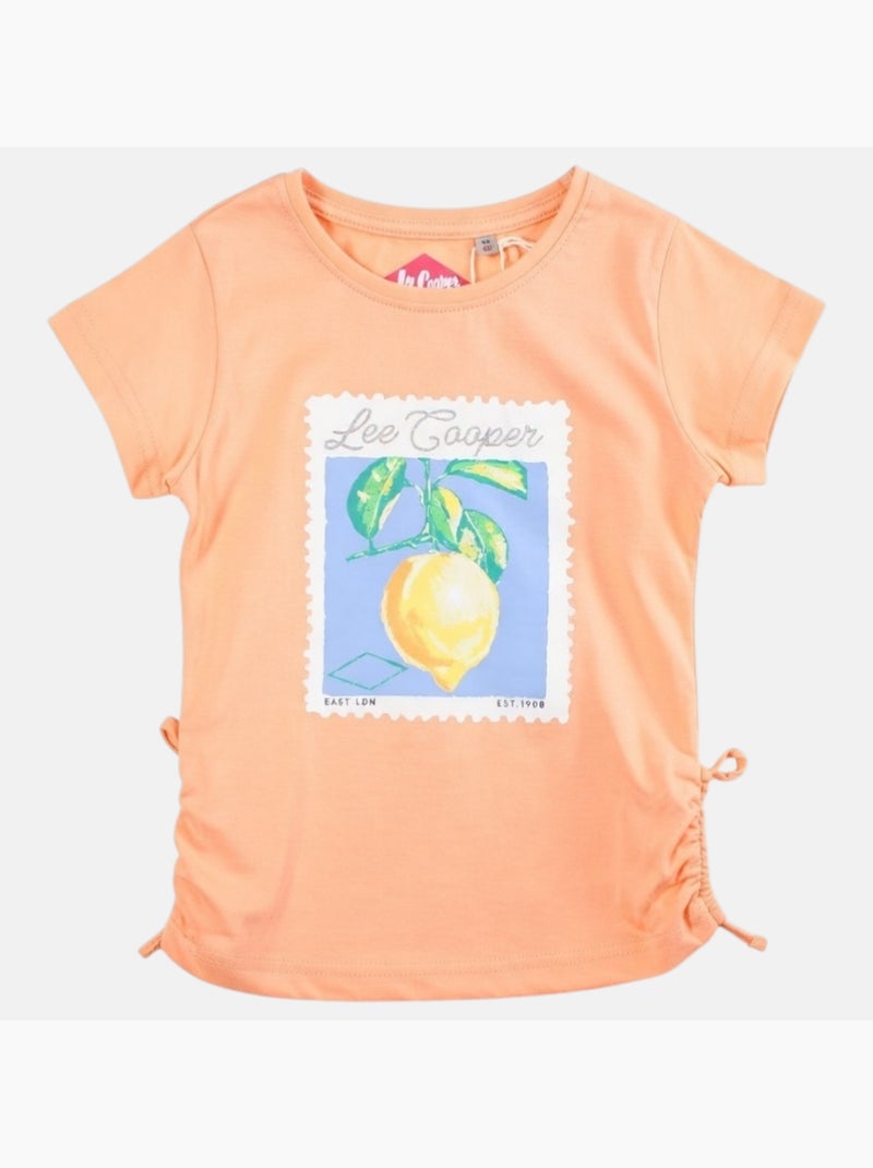 Lee Cooper - T-shirt manga curta  menina Laranja - Kiabi