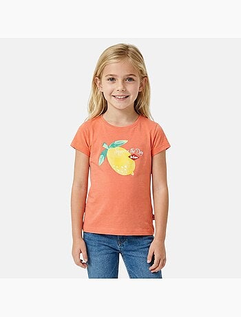 Lee Cooper - T-shirt manga curta menina