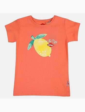 Lee Cooper - T-shirt manga curta menina