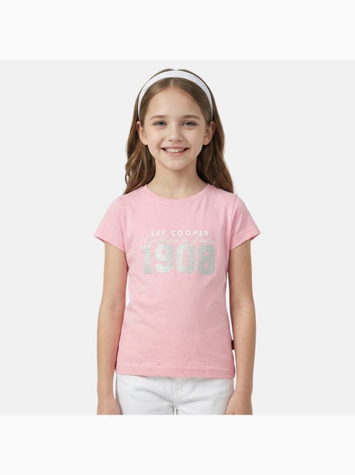 Lee Cooper - T-shirt manga curta menina - Kiabi Lee Cooper - T-shirt manga curta menina - Kiabi