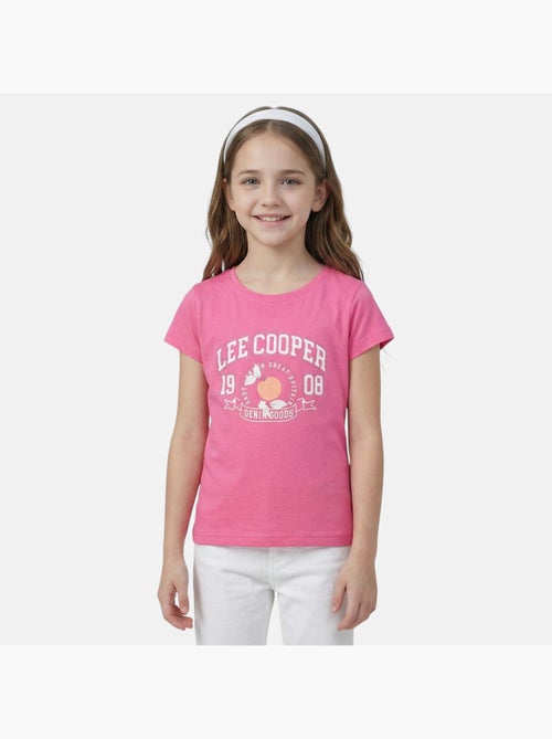 Lee Cooper - T-shirt manga curta menina - Kiabi Lee Cooper - T-shirt manga curta menina - Kiabi