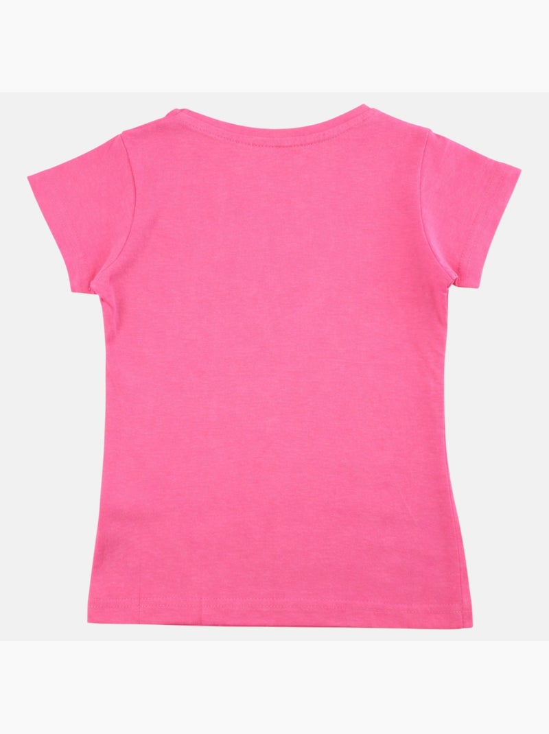 Lee Cooper - T-shirt manga curta  menina Rosa-fúcsia - Kiabi