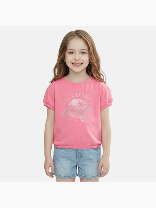 Lee Cooper - T-shirt manga curta menina - Kiabi Lee Cooper - T-shirt manga curta menina - Kiabi