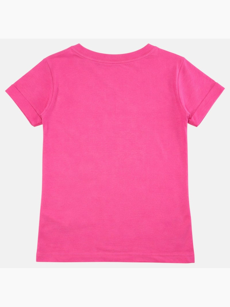 Lee Cooper - T-shirt manga curta  menina Rosa-fúcsia - Kiabi