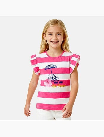 Lee Cooper - T-shirt manga curta menina