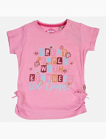 Lee Cooper - T-shirt manga curta menina
