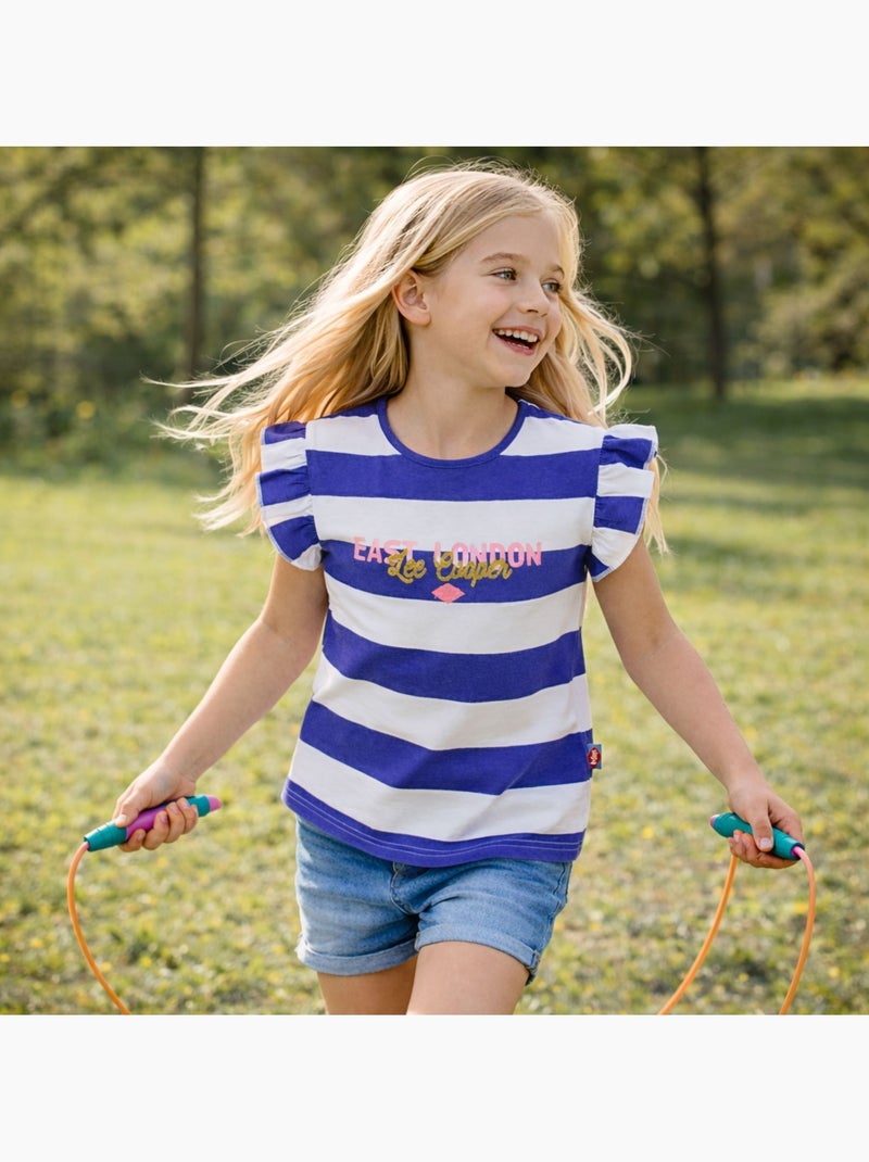 Lee Cooper - T-shirt manga curta  menina Roxo - Kiabi