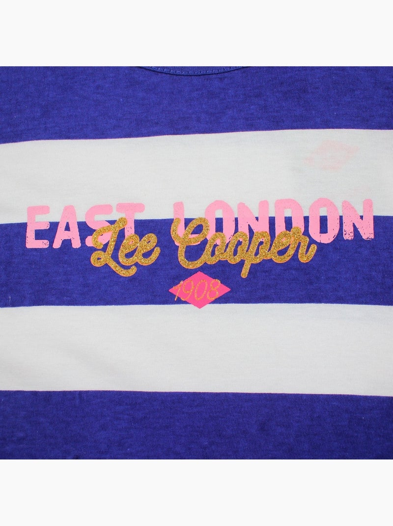 Lee Cooper - T-shirt manga curta  menina Roxo - Kiabi