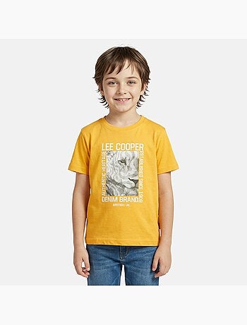 Lee Cooper - T-shirt manga curta menino