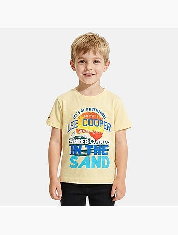 Lee Cooper - T-shirt manga curta menino