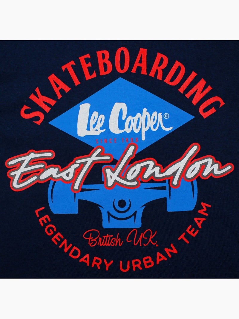 Lee Cooper - T-shirt manga curta  menino Azul-marinho - Kiabi
