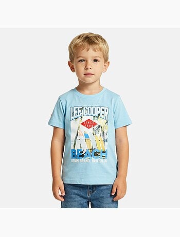 Lee Cooper - T-shirt manga curta menino