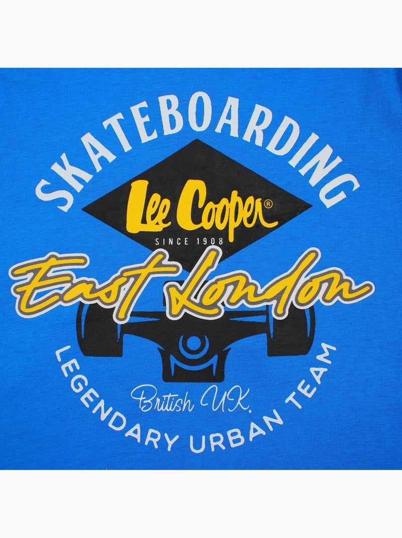 Lee Cooper - T-shirt manga curta  menino Azul - Kiabi