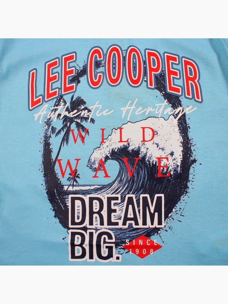 Lee Cooper - T-shirt manga curta  menino Azul - Kiabi