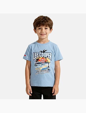 Lee Cooper - T-shirt manga curta menino