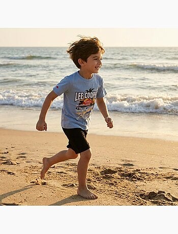 Lee Cooper - T-shirt manga curta menino