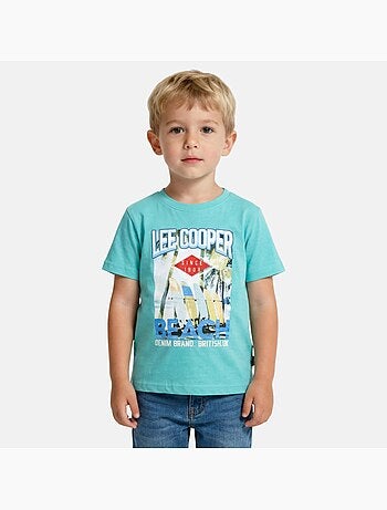 Lee Cooper - T-shirt manga curta menino