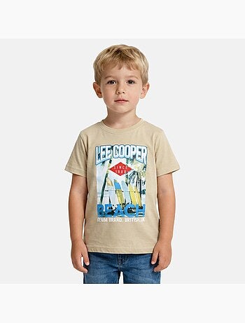 Lee Cooper - T-shirt manga curta menino