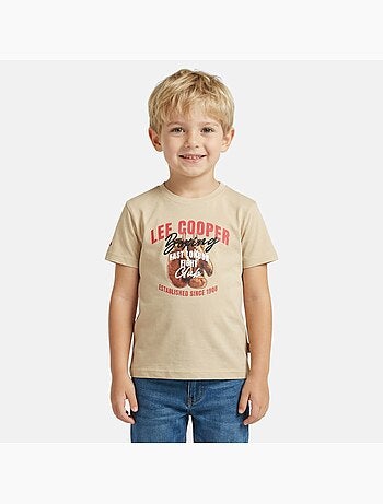 Lee Cooper - T-shirt manga curta menino