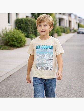 Lee Cooper - T-shirt manga curta menino