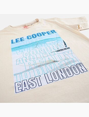 Lee Cooper - T-shirt manga curta menino