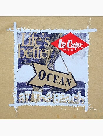 Lee Cooper - T-shirt manga curta menino