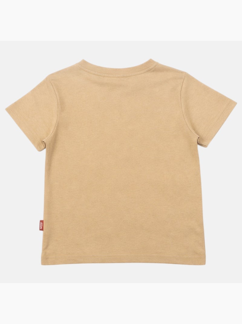 Lee Cooper - T-shirt manga curta  menino Bege - Kiabi