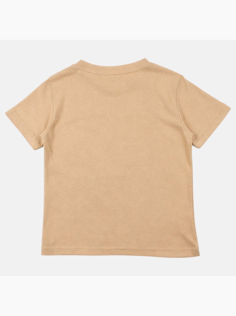 Lee Cooper - T-shirt manga curta  menino Bege - Kiabi