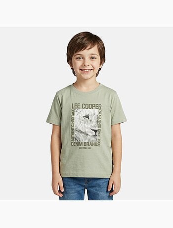 Lee Cooper - T-shirt manga curta menino