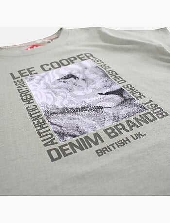 Lee Cooper - T-shirt manga curta menino