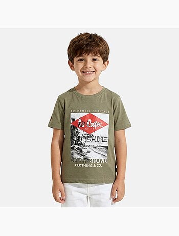 Lee Cooper - T-shirt manga curta menino