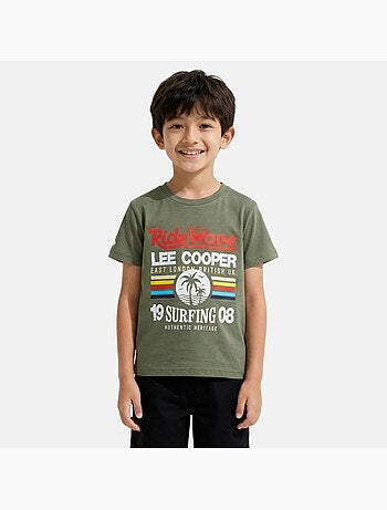 Lee Cooper - T-shirt manga curta menino