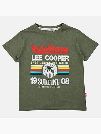 Lee Cooper - T-shirt manga curta menino