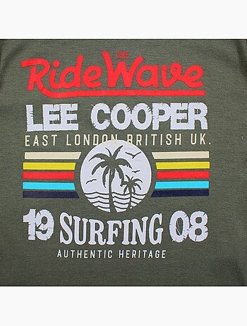 Lee Cooper - T-shirt manga curta menino