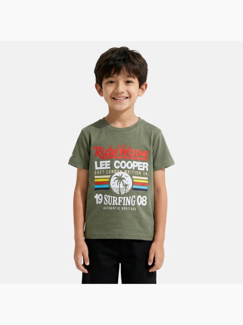 Lee Cooper - T-shirt manga curta menino - Kiabi Lee Cooper - T-shirt manga curta menino - Kiabi