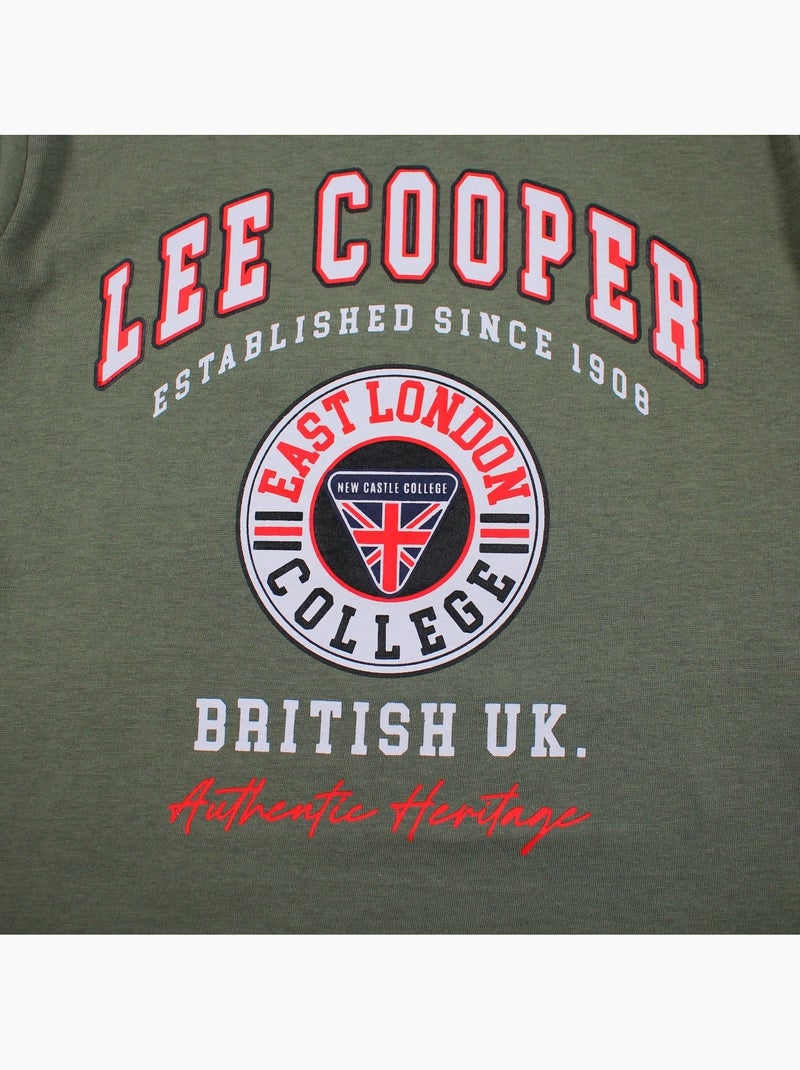 Lee Cooper - T-shirt manga curta  menino Cáqui - Kiabi