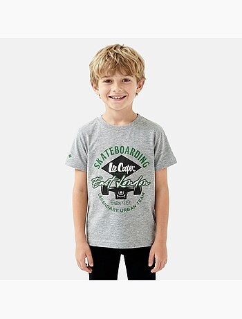 Lee Cooper - T-shirt manga curta menino