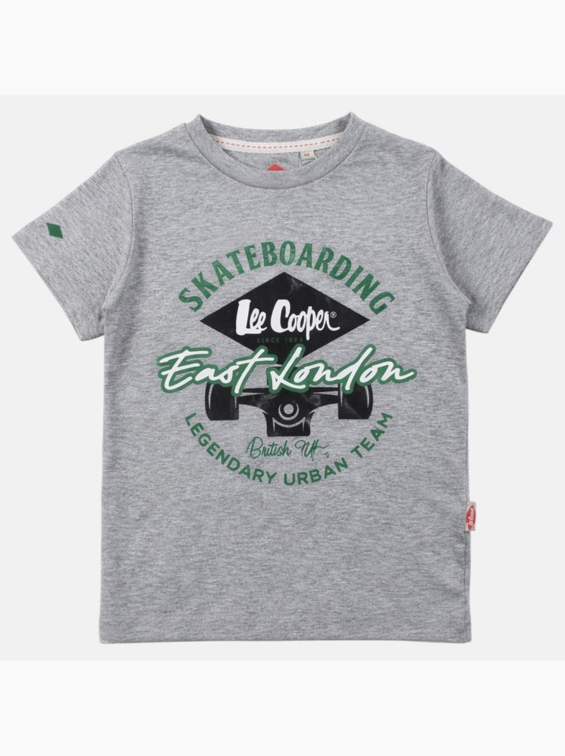 Lee Cooper - T-shirt manga curta  menino Cinza - Kiabi