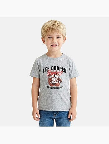 Lee Cooper - T-shirt manga curta menino