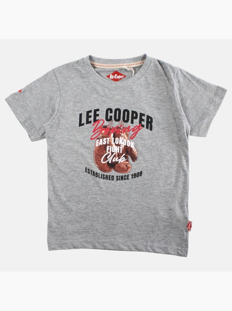 Lee Cooper - T-shirt manga curta  menino Cinza - Kiabi