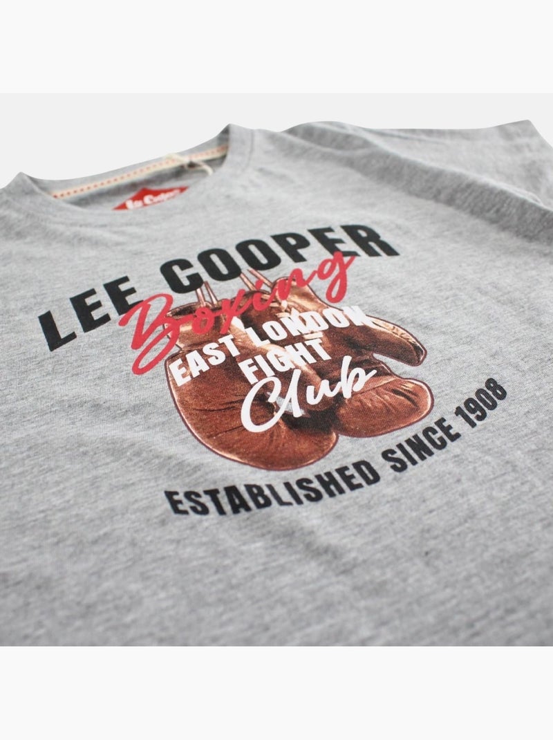Lee Cooper - T-shirt manga curta  menino Cinza - Kiabi