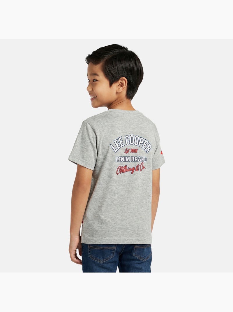 Lee Cooper - T-shirt manga curta  menino Cinza - Kiabi