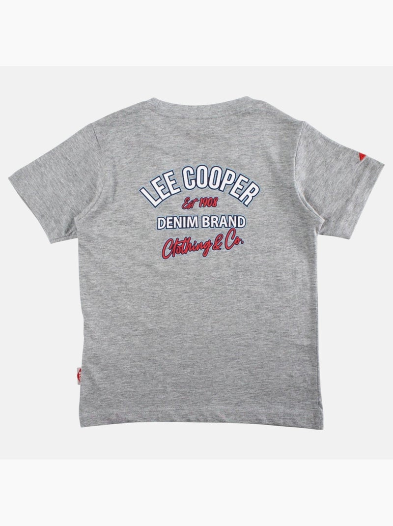 Lee Cooper - T-shirt manga curta  menino Cinza - Kiabi