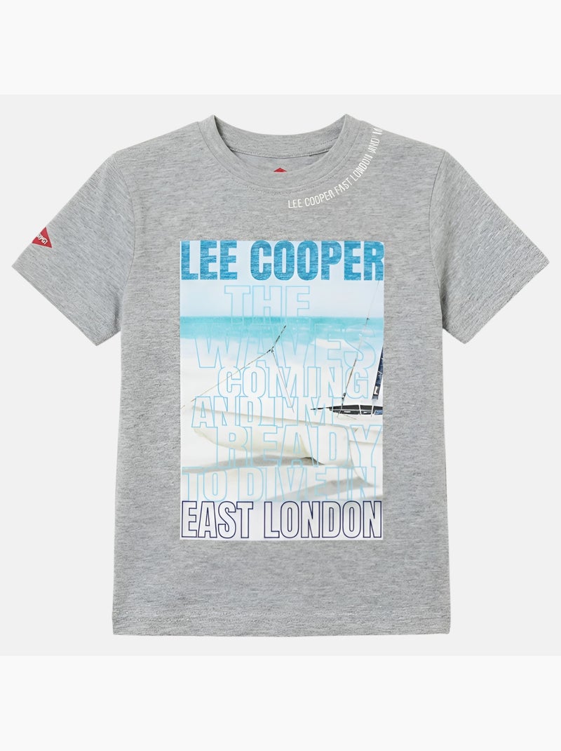 Lee Cooper - T-shirt manga curta  menino Cinza - Kiabi